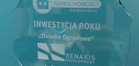 Osiedle Ogrodowe Inwestycją Roku 2019